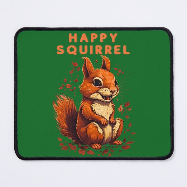 Item preview, Happy Squirrel Funny Little designed and sold by michallaga.