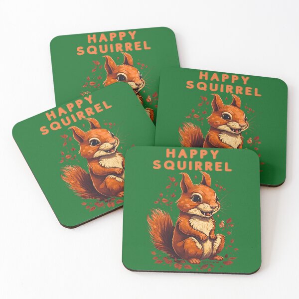 Item preview, Happy Squirrel Funny Little designed and sold by michallaga.