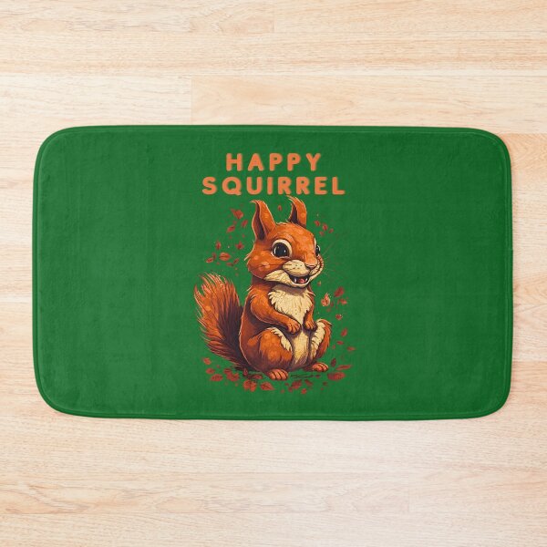 Item preview, Happy Squirrel Funny Little designed and sold by michallaga.