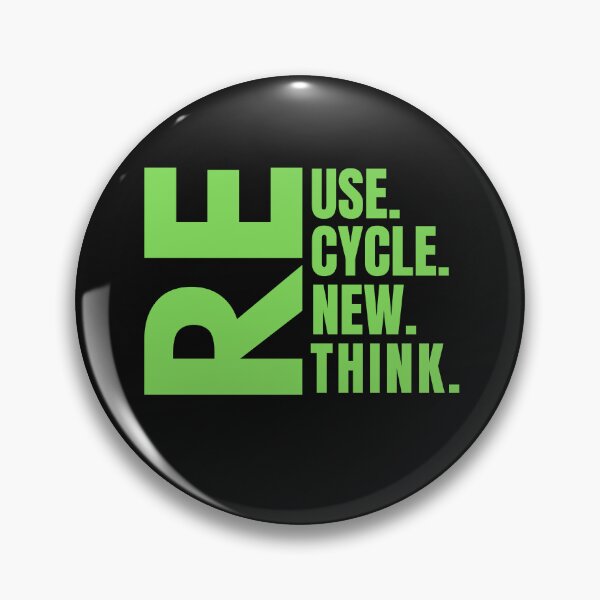 Item preview, Recycle Reuse Renew Rethink, Happy Earth Day 2023, No Planet B designed and sold by Cryptohaven.