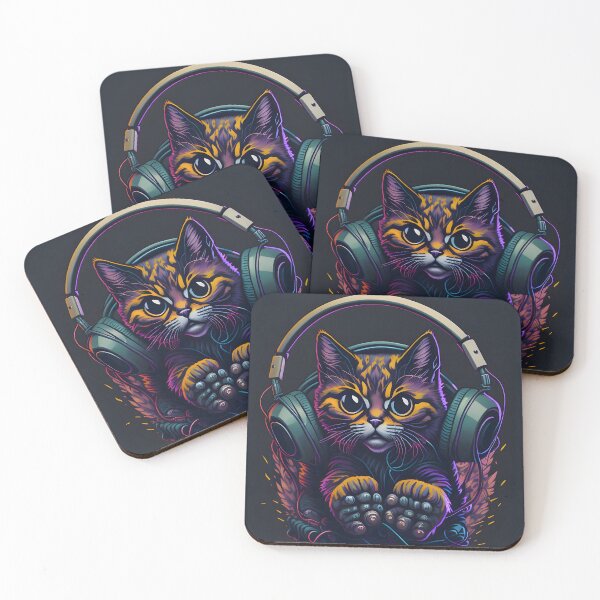 Item preview, Kitty conectada para el sonido designed and sold by magikman65.