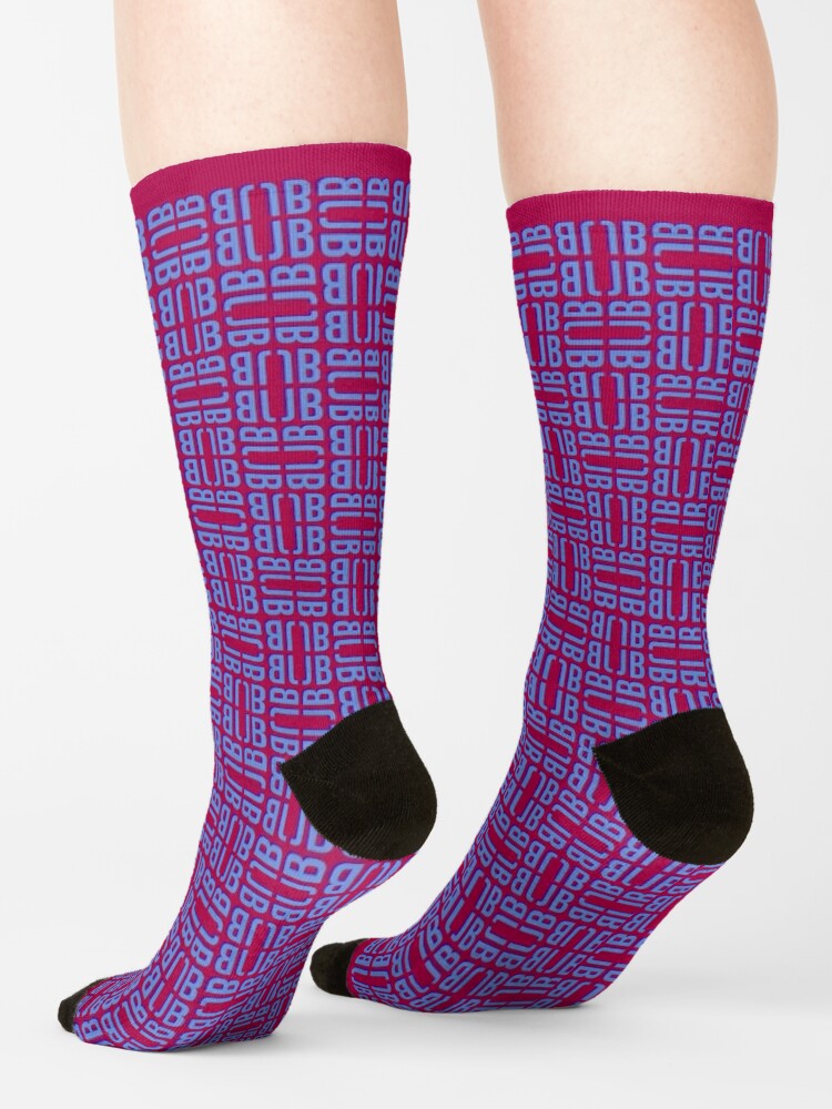 JB Monogram Socks for Sale by ukufiti