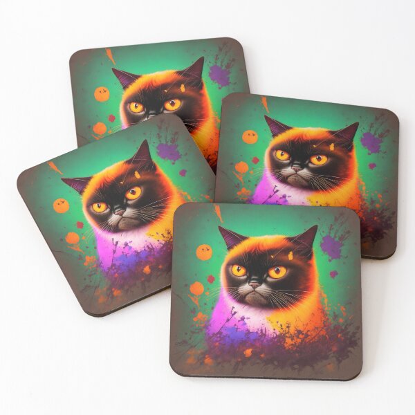 Item preview, Grumpy Cat - Splash of color designed and sold by Aaron2610.