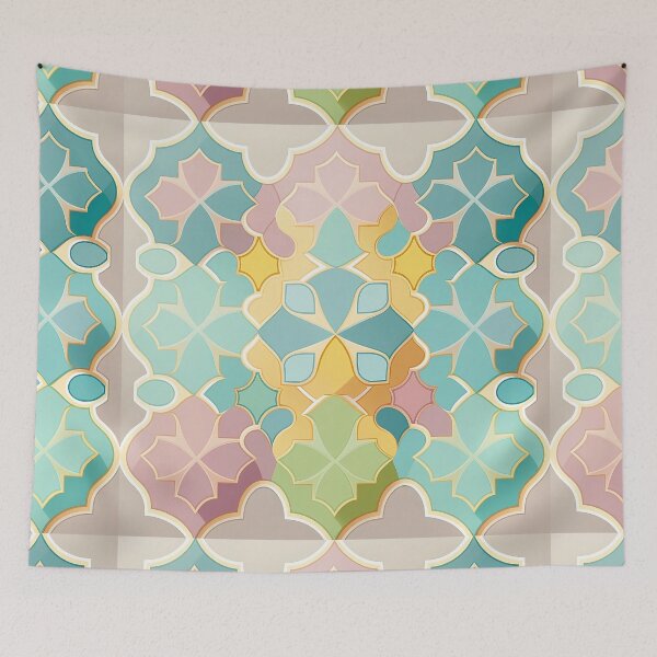 Item preview, Arabesque pastel colors for fine home decoration. designed and sold by paulo silveira.