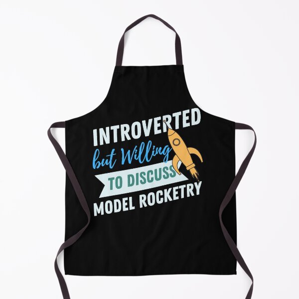 Item preview, Introverted but willing to discuss Model rocketry designed and sold by cutefashion.
