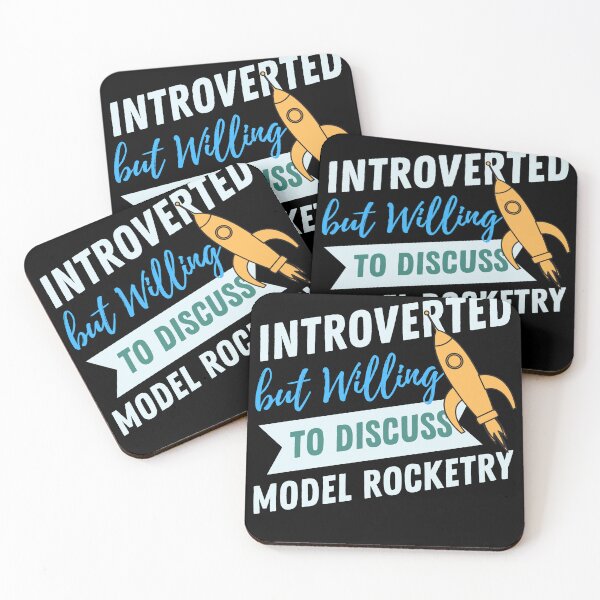 Item preview, Introverted but willing to discuss Model rocketry designed and sold by cutefashion.
