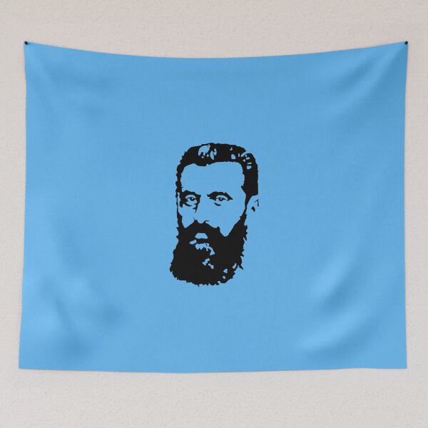 Item preview, Theodor Herzl Portrait designed and sold by HebrewHipster.