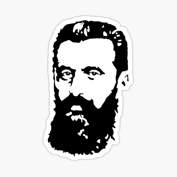 Artikel-Vorschau von Theodor Herzl Portrait, designt und verkauft von HebrewHipster.