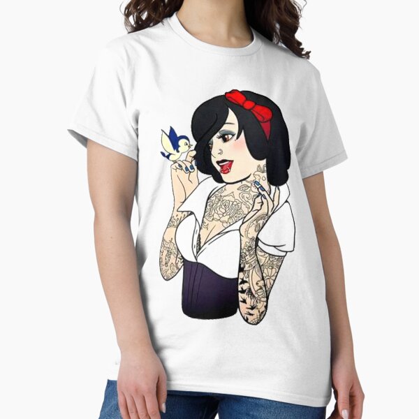 Vista previa del artículo con la obra «Blancanieves Punk», diseñado y vendido por virusRojo.