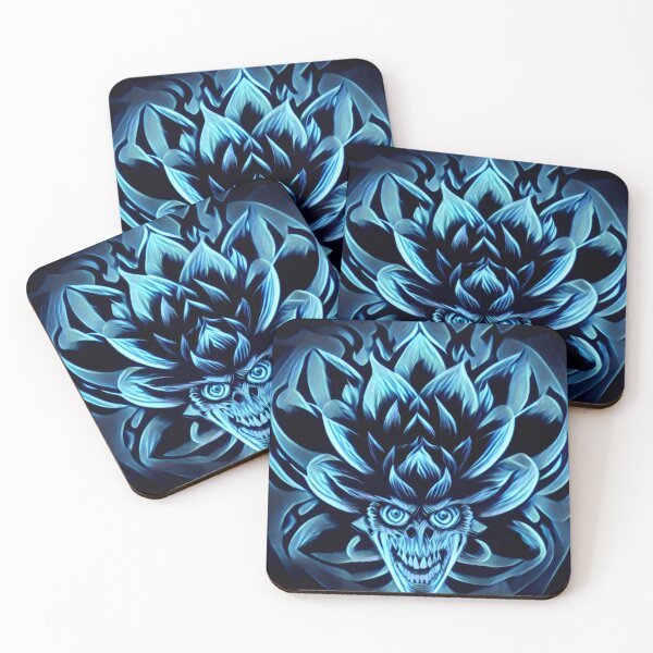 Item preview, Electric blue lotus monster  designed and sold by Arachknight-666.