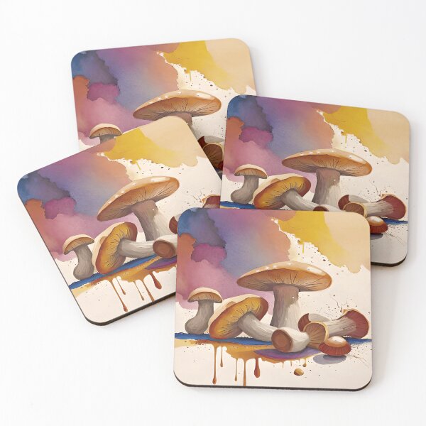 Item preview, Mushrooms Modern Contemporary Artwork designed and sold by davidelder.