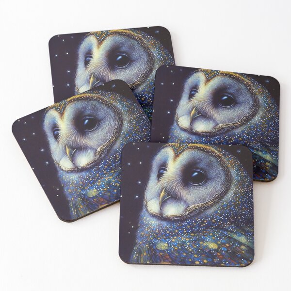 Item preview, Blue Grass Owl (Variation 2) designed and sold by OccultDreams.