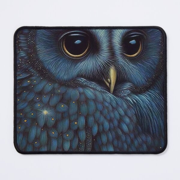 Item preview, Blue Mottled Owl designed and sold by OccultDreams.