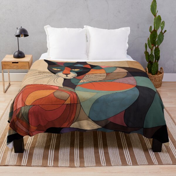 Item preview, Cat Art Deco Style designed and sold by MTJ-Mushrooms.