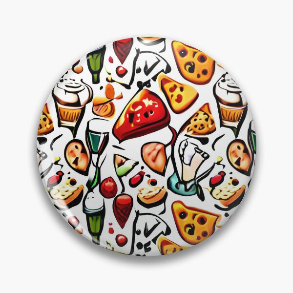Artikelvorschau, cute BBQ Chicken Pizza Pattern entworfen und verkauft von Permana96.