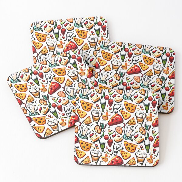 Artikelvorschau, cute BBQ Chicken Pizza Pattern entworfen und verkauft von Permana96.