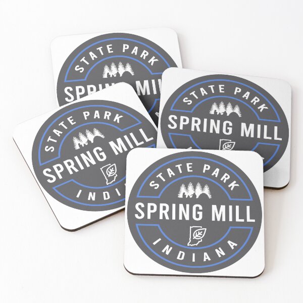 Item preview, Spring Mill State Park Indiana Logo designed and sold by VanyaKar.