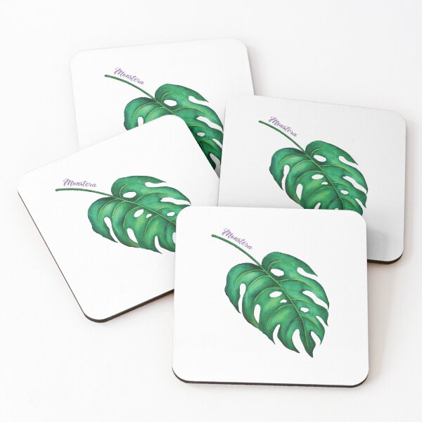 Item preview, Tropical Monstera leaf Watercolor designed and sold by ug-atelier.
