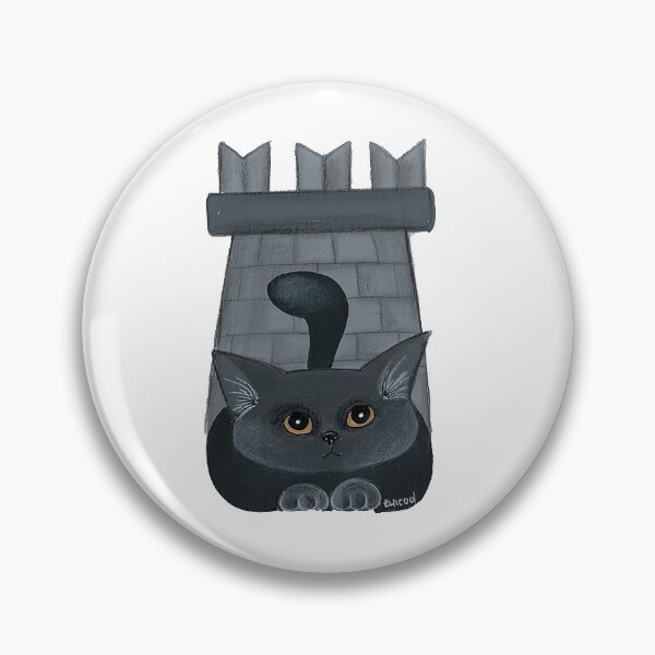 Item preview, Chess cat; a black Rook designed and sold by gatteria.