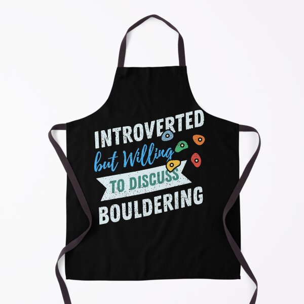 Item preview, Introverted but willing to discuss Bouldering designed and sold by cutefashion.