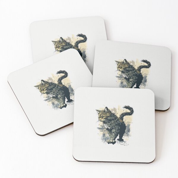 Item preview, Ccc3c_Cyberpunk Cat_10 designed and sold by CritterCuties.