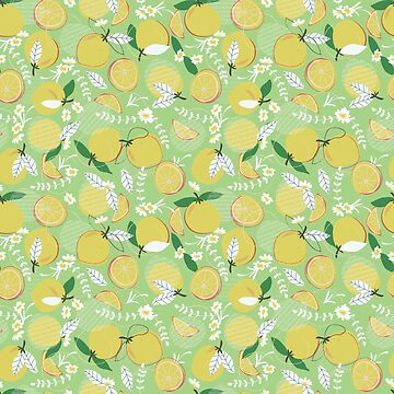 Lemons pattern, watercolour lemon | Leggings