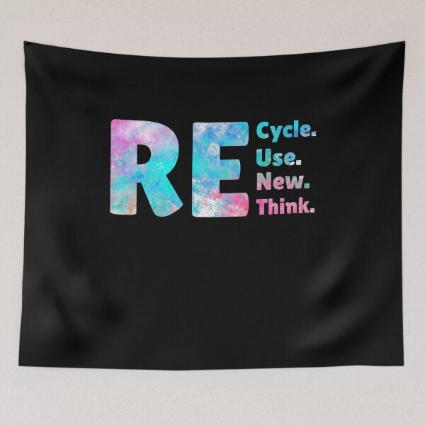 Item preview, Recycle Reuse Renew Rethink Crisis Environmental Activism designed and sold by Nedskr.