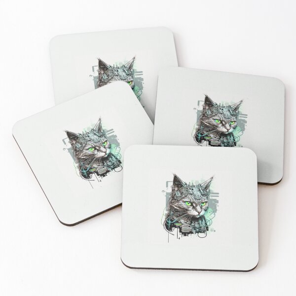 Item preview, Ccc3c_Cyberpunk Cat_15 designed and sold by CritterCuties.