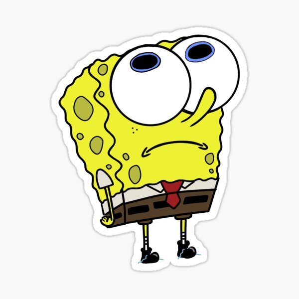 Sad Spongebob Sticker - Sad Spongebob Spongebob meme - Discover