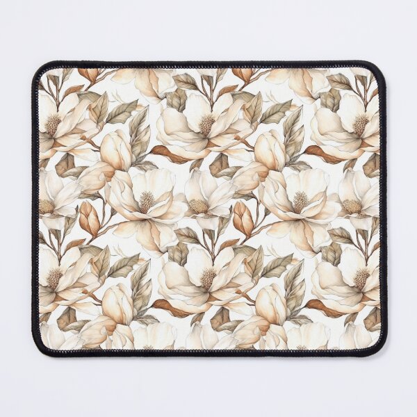 Item preview, Cream Magnolia in Bloom designed and sold by patternsbymk.