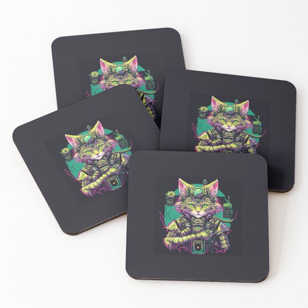 Item preview, Ccc3c_Cyberpunk Cat_16 designed and sold by CritterCuties.