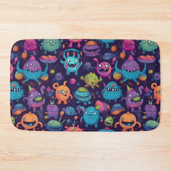 Item preview, Colorful, cute cartoon monsters. designed and sold by KERaney.
