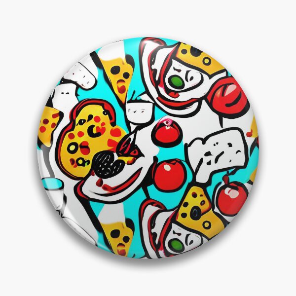 Artikelvorschau, Sausage and Mushroom Pizza Pattern cute entworfen und verkauft von Permana96.