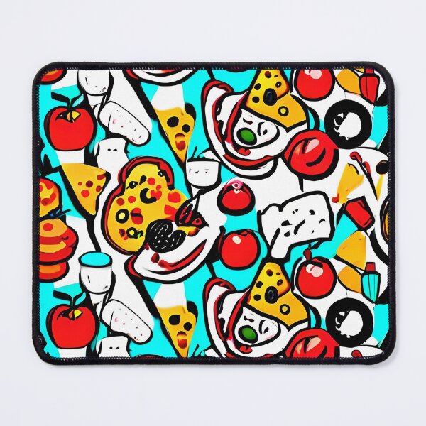 Artikelvorschau, Sausage and Mushroom Pizza Pattern cute entworfen und verkauft von Permana96.
