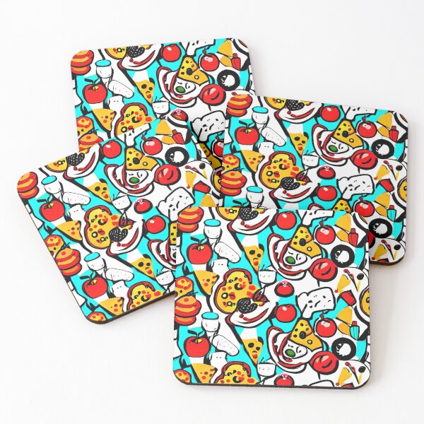 Artikelvorschau, Sausage and Mushroom Pizza Pattern cute entworfen und verkauft von Permana96.