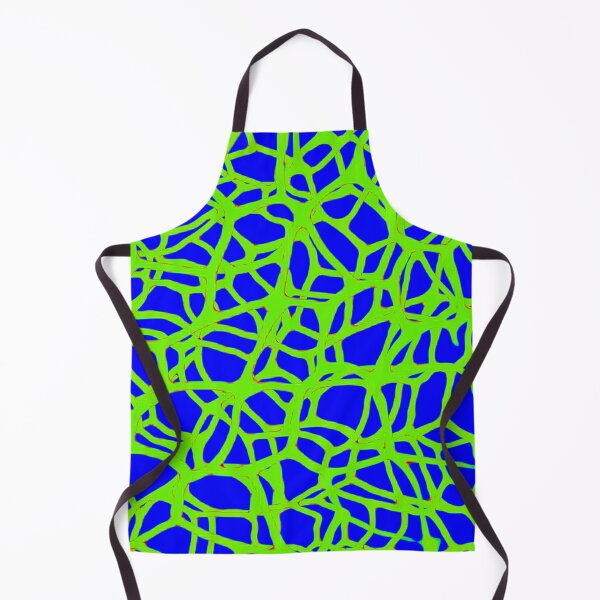 Item preview, Blue green neon string pattern designed and sold by Susan Gallup.