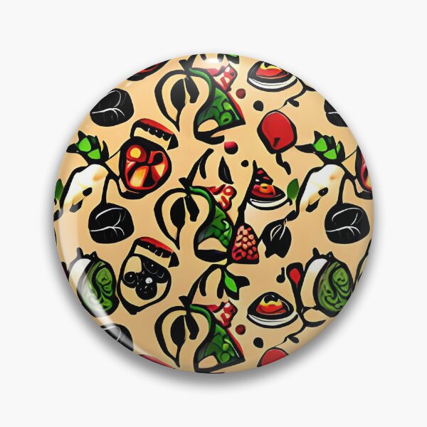 Artikelvorschau, Sausage and Mushroom Pizza Pattern entworfen und verkauft von Permana96.