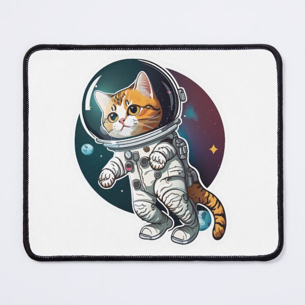 Item preview, Cute Cat-stronaut designed and sold by GazCoDesign.
