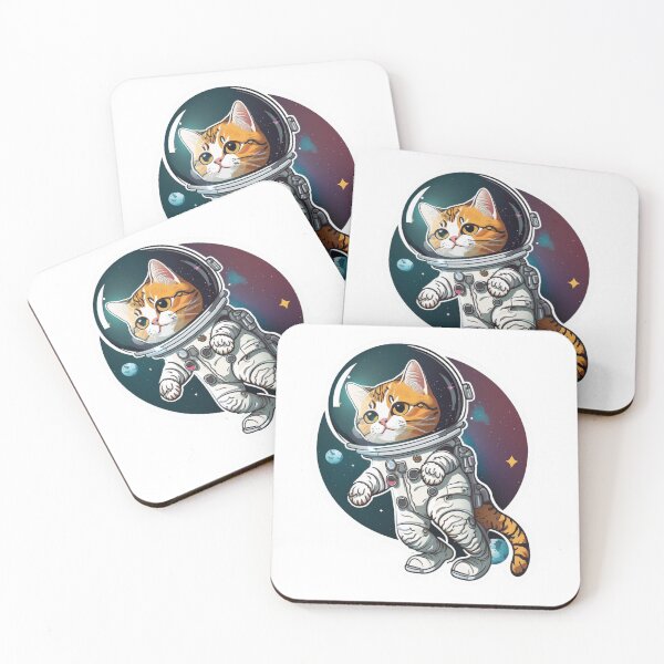 Item preview, Cute Cat-stronaut designed and sold by GazCoDesign.