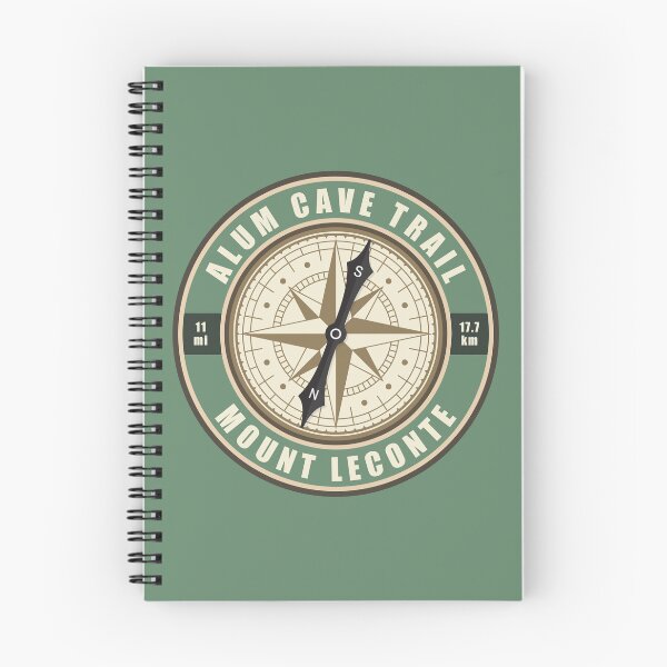 Item preview, Alum Cave Trail Tennessee Compass Hiking Badge designed and sold by KrisSidDesigns.