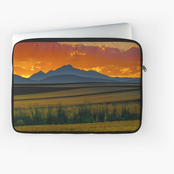 Lines Of Sunset Laptop Sleeve