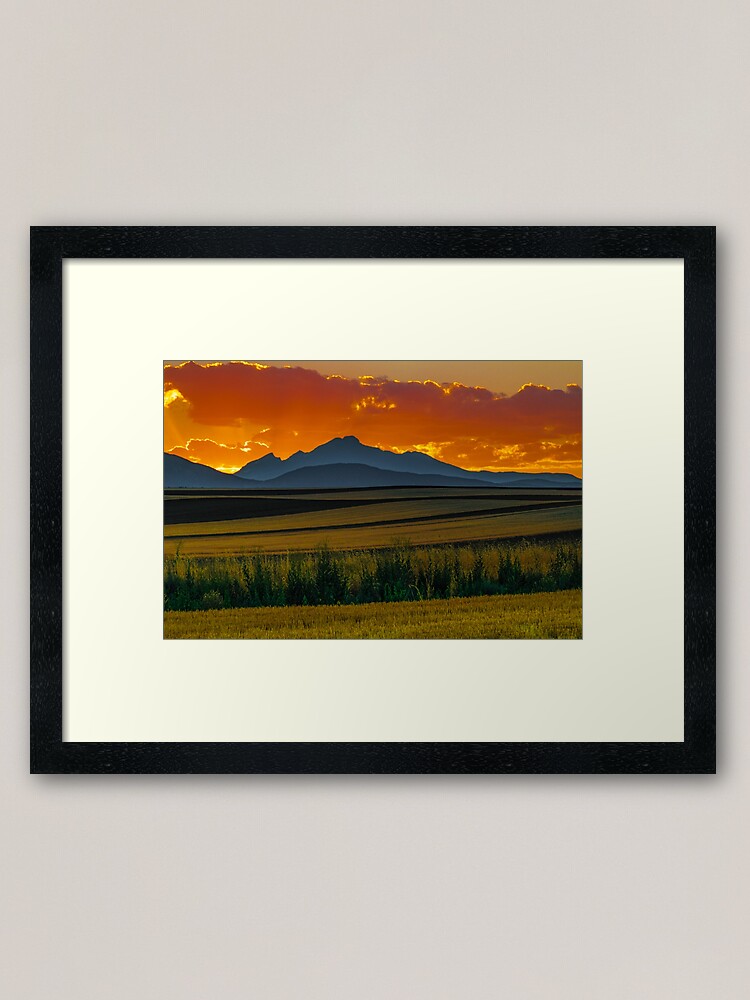 Thumbnail 1 of 7, Framed Art Print, Lines Of Sunset designed and sold by nikongreg.