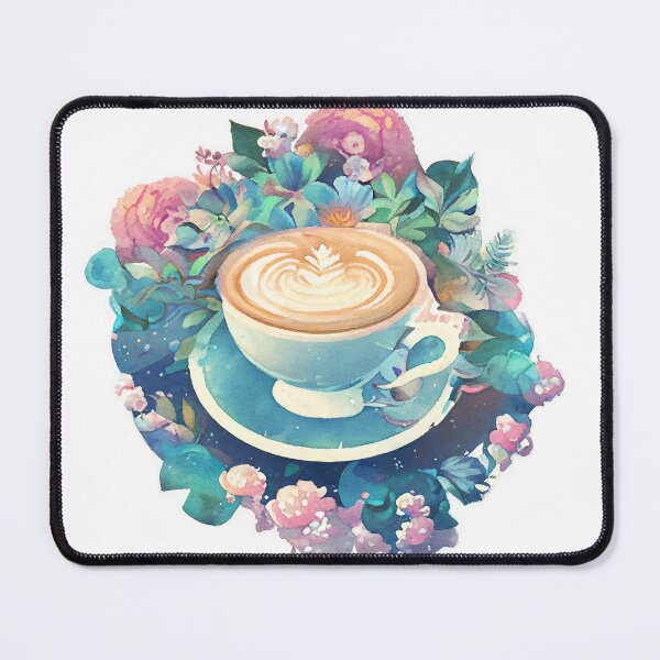 Artikelvorschau, Wunderschöne Vintage Kaffeetasse im Blumenkranz entworfen und verkauft von EdeniaArtStudio.