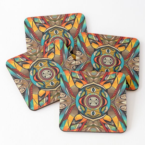 Item preview, Aztec colour pattern  designed and sold by Gaviani Design Studio.