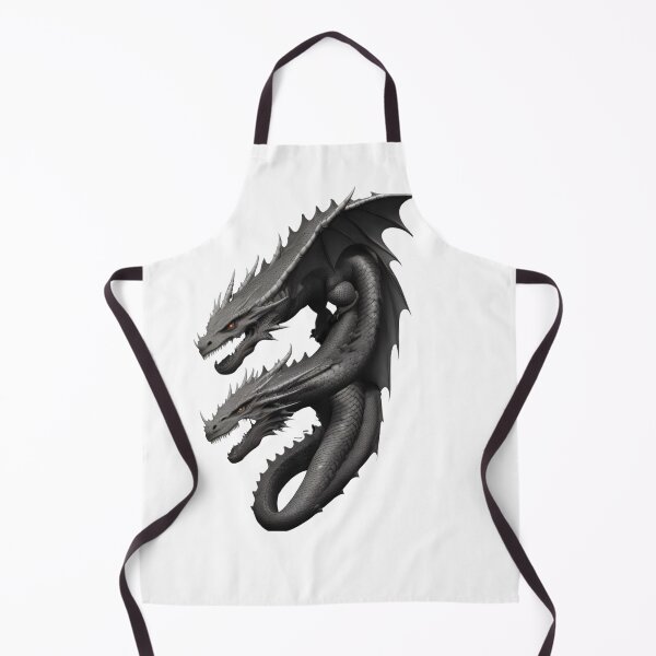 Item preview, Black Asian Dragon With Two Heads and red eyes With wings in 3D Style designed and sold by PlayDifferent ⭐⭐⭐⭐⭐.