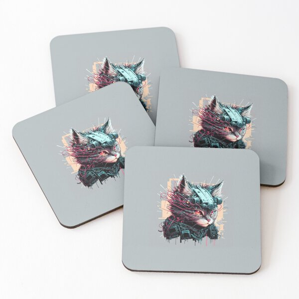 Item preview, Ccc3c_Cyberpunk Cat_17 designed and sold by CritterCuties.