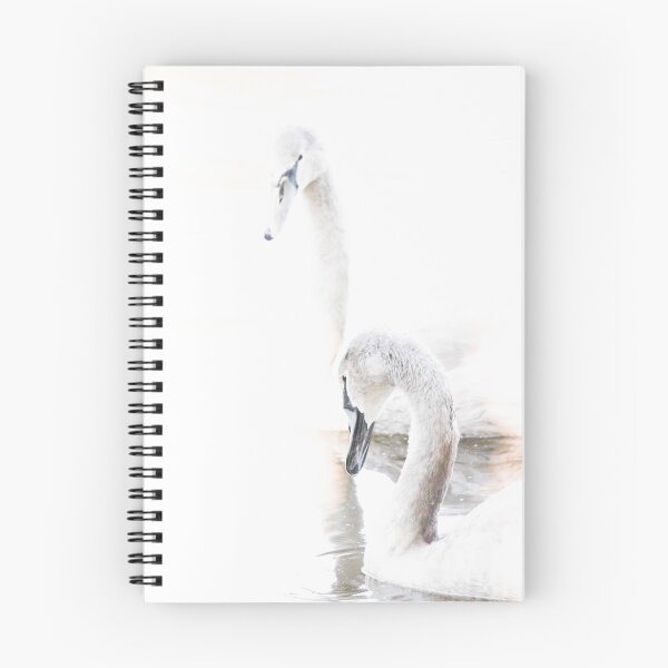 Item preview, Two Swans High Key Minimalism Vertical Nature Lovers designed and sold by eddiebarronshop.