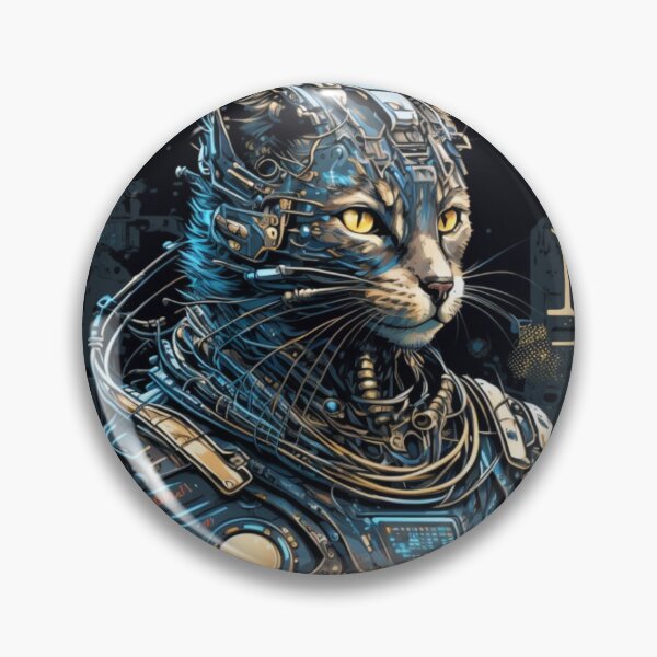 Item preview, Ccc3c_Cyberpunk Cat_18 designed and sold by CritterCuties.