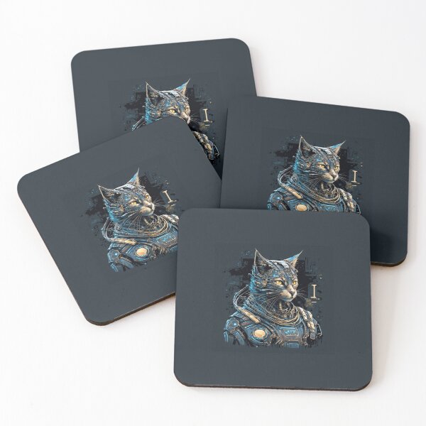 Item preview, Ccc3c_Cyberpunk Cat_18 designed and sold by CritterCuties.