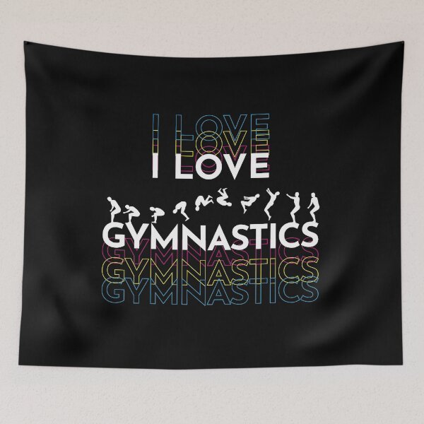 Item preview, I Love Gymnastics Gymnastics Gymnast designed and sold by MooonTees.